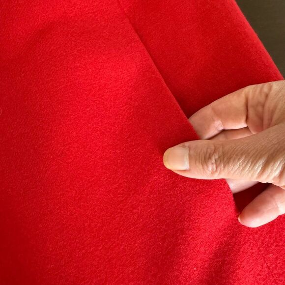 Vintage 60s Count Romi Double Breasted Red Gold Button Coat S - Picture 11 of 11